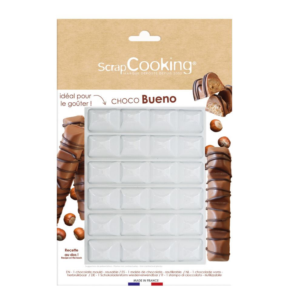 Moule barres chocolatées "Bueno" - Scrapcooking - Moule pour chocolat - - La Guilde Culinaire