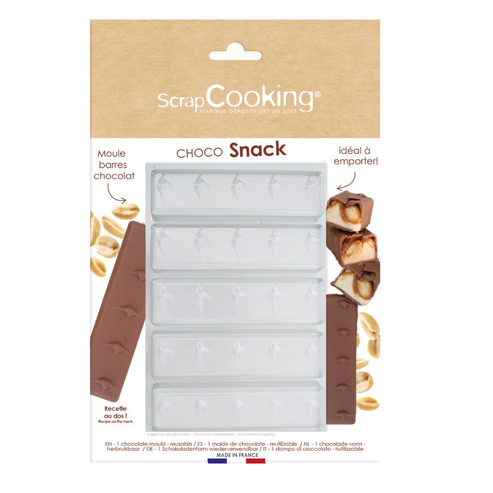 Moule barres chocolatées "Snack" - Scrapcooking - Moule pour chocolat - - La Guilde Culinaire