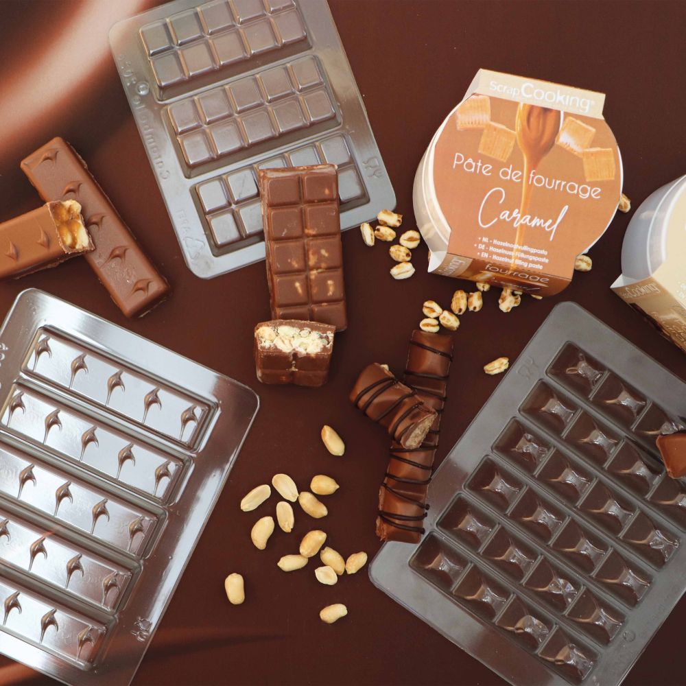Moule barres chocolatées "Snack" - Scrapcooking - Moule pour chocolat - - La Guilde Culinaire