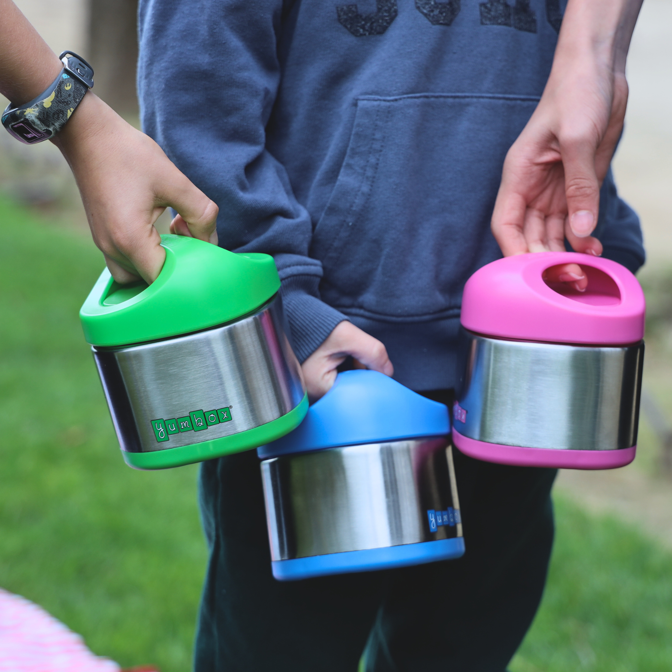 Yumbox Cubi - Bocal alimentaire isotherme pour enfants 300 ml - Vert pomme - Yumbox - Boîte à repas - - La Guilde Culinaire
