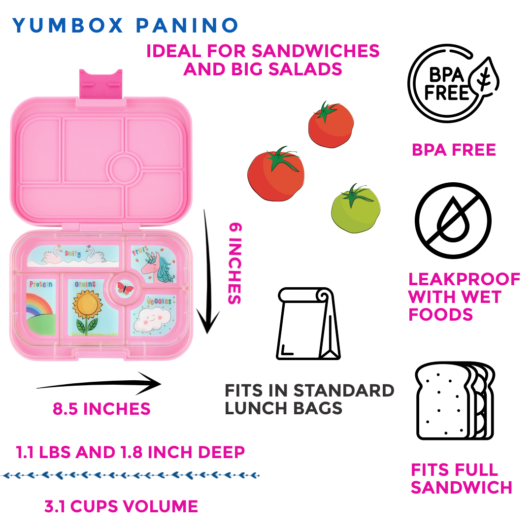 Yumbox Original - Boîte à Lunch Bento Étanche pour Enfants - Yumbox - Boîte à repas - - La Guilde Culinaire