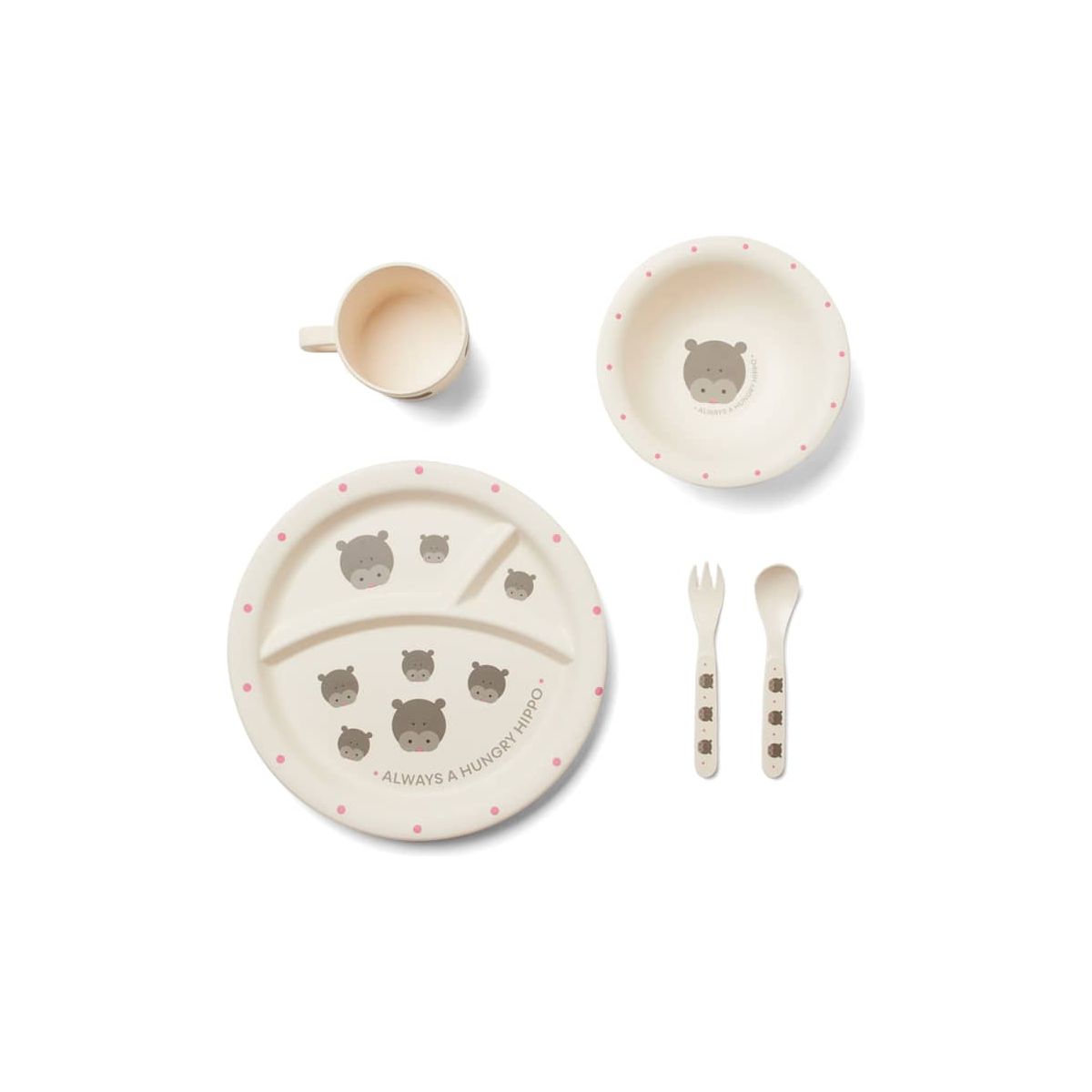 Ensemble à diner, Design Hippo, 5 pièces, Red Rover    - Red Rover - Accessoire -  - La Guilde Culinaire