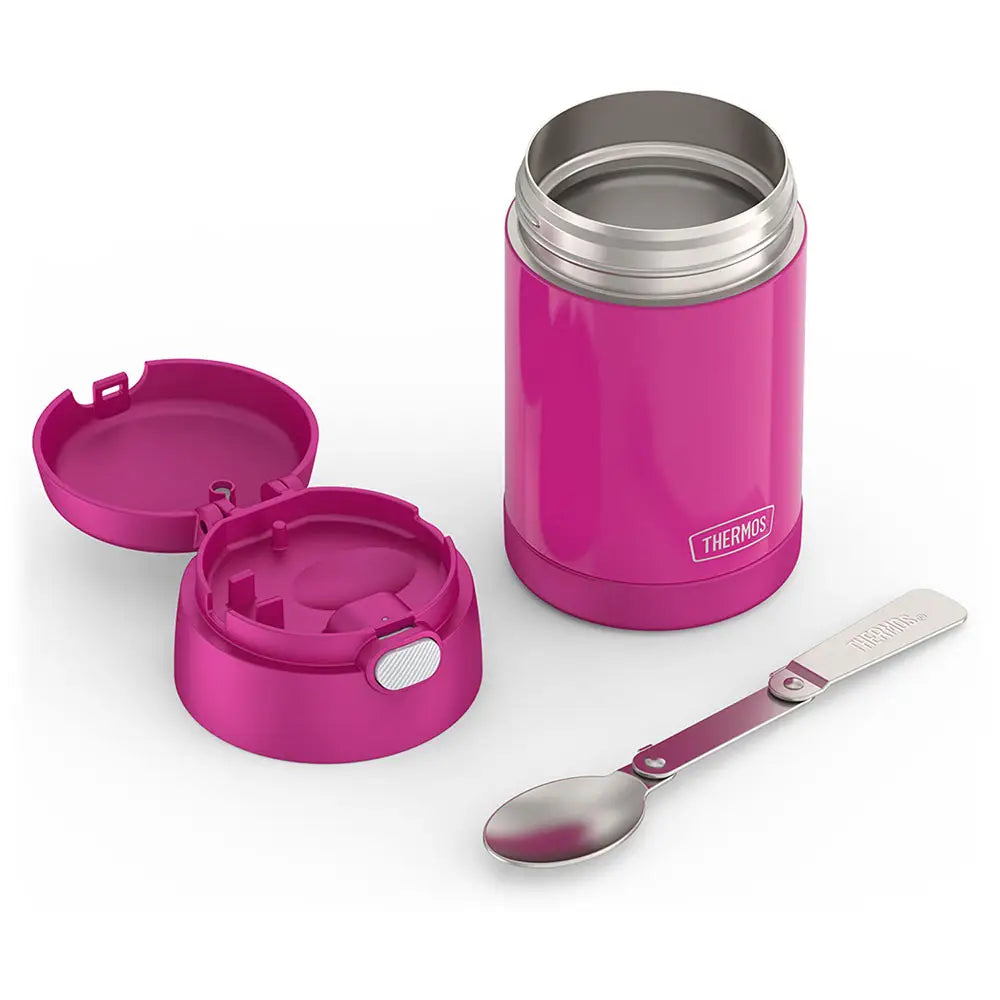 Contenant alimentaire Funtainer avec cuillère 470 ml (16 oz) - Thermos - Contenant pour aliment - - La Guilde Culinaire