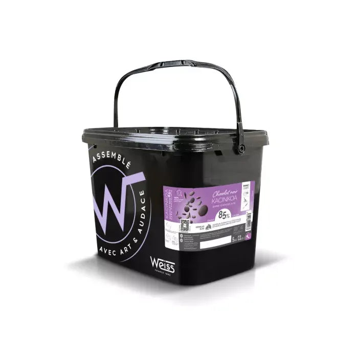 Chocolat de couverture - KACINKOA 85% 5 kg / 11.02 lbs - Weiss - Chocolat - 883074 - La Guilde Culinaire