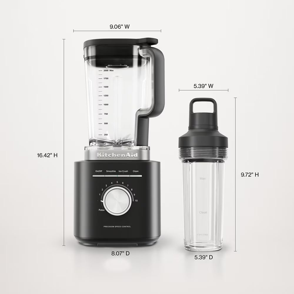 Mélangeur Pure Puissance avec pichet individuel - Kitchenaid - Robot mélangeur - - La Guilde Culinaire
