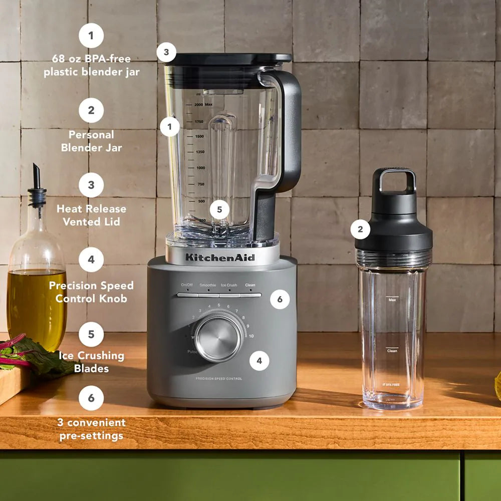 Mélangeur Pure Puissance avec pichet individuel - Kitchenaid - Robot mélangeur - - La Guilde Culinaire