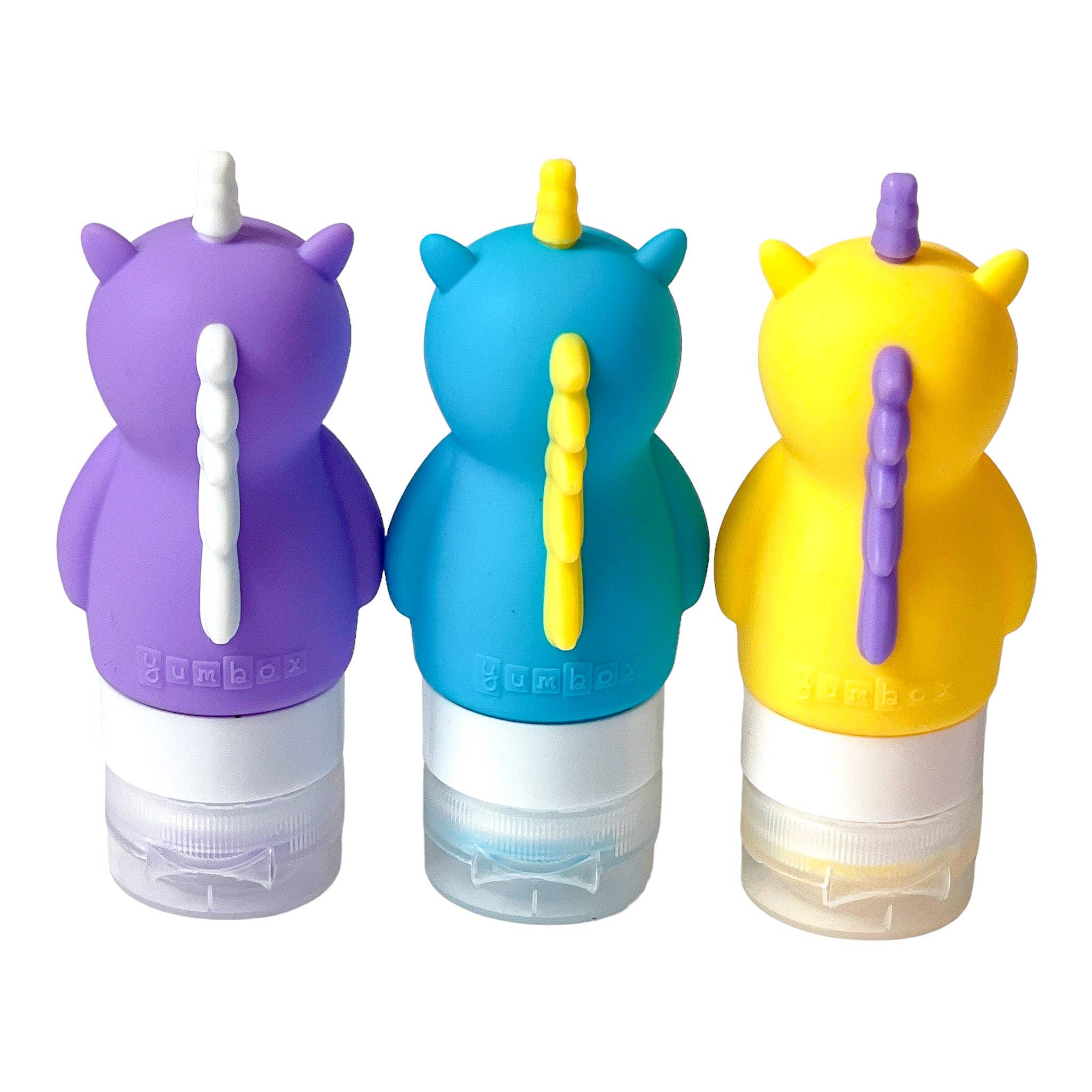 Flacons presse en silicone licorne – Accessoire déjeuner pour enfants - Yumbox - Bouteille à condiment - - La Guilde Culinaire