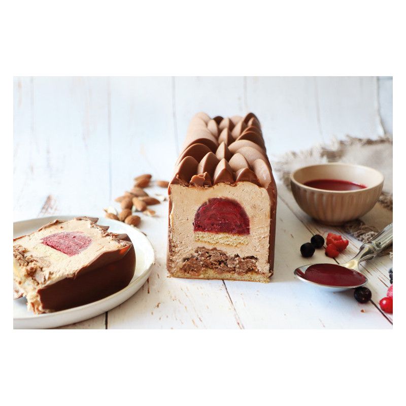 Moule silicone bûche 3D Instant    - Scrapcooking - Moule à bûche -  - La Guilde Culinaire