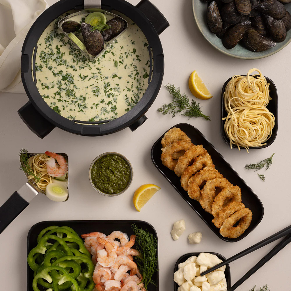 Ensemble à fondue Evolution Mini 4P - Fondussimo - Service à fondue - - La Guilde Culinaire