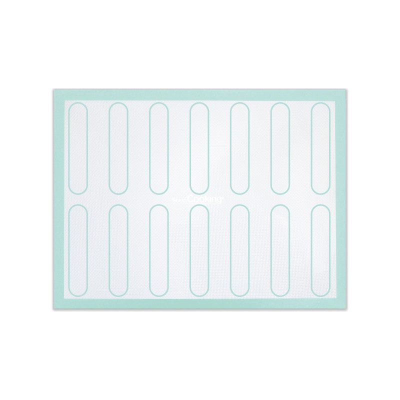Tapis silicone en fibre de verre choux/éclair/macaron    - Scrapcooking - Tapis de pâtisserie -  - La Guilde Culinaire