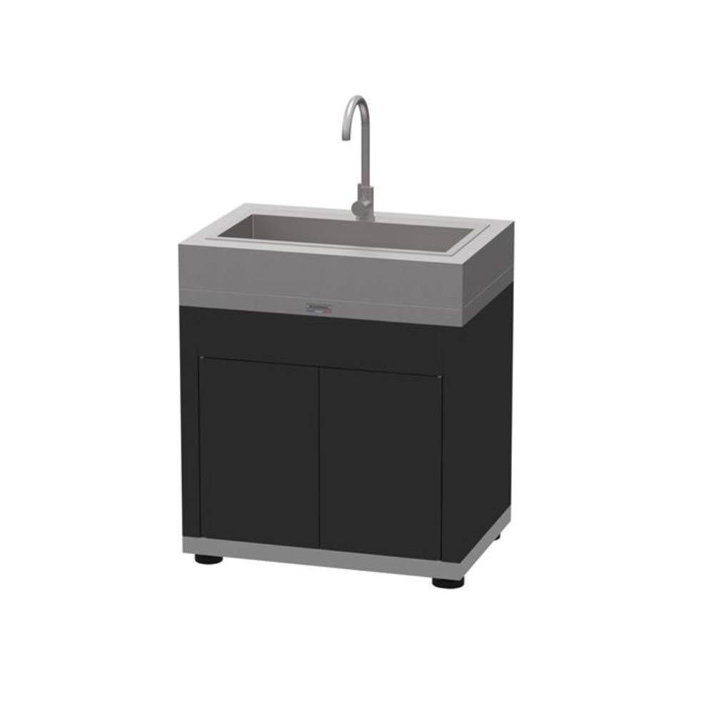 Meuble avec évier intégré, 80 x 55 cm duo - Le Marquier - Meuble de cuisine extérieur - - La Guilde Culinaire