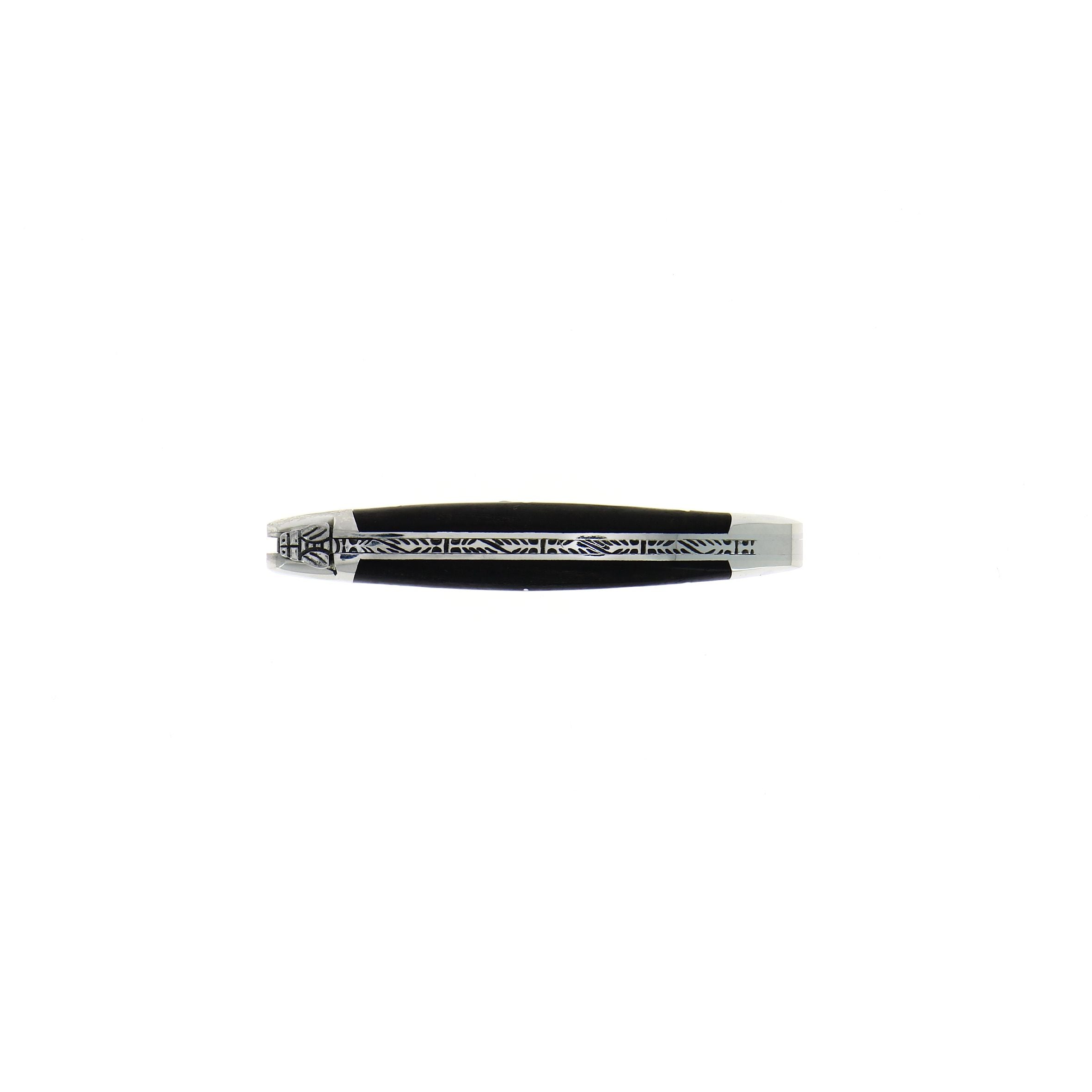Couteau pliant 9 cm, mitres inox brillant – Laguiole - Laguiole - Couteau de poche - - La Guilde Culinaire