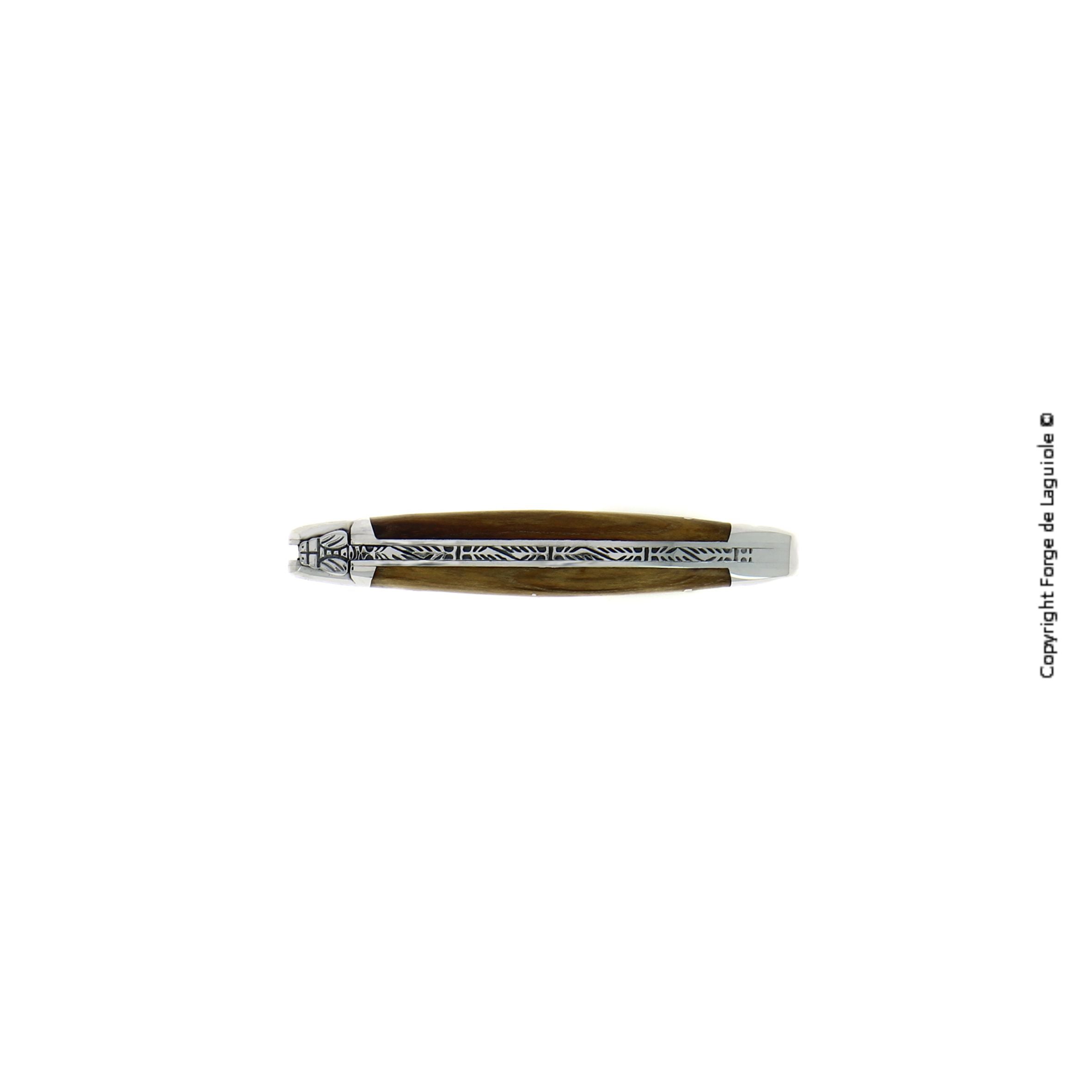 Couteau pliant 9 cm, mitres inox brillant – Laguiole - Laguiole - Couteau de poche - - La Guilde Culinaire
