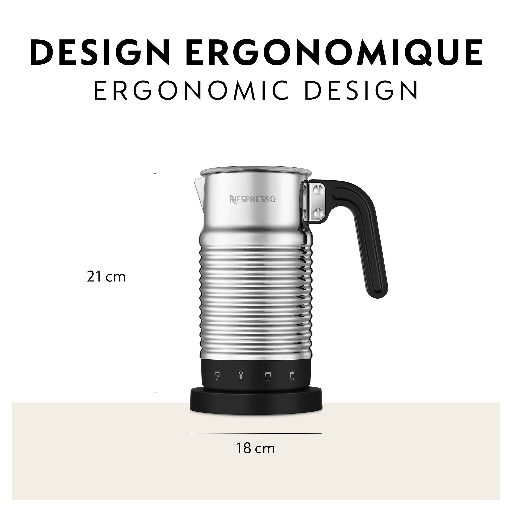 Aeroccino 4 Mousseur à lait    - Nespresso - Mousseur à lait -  - La Guilde Culinaire