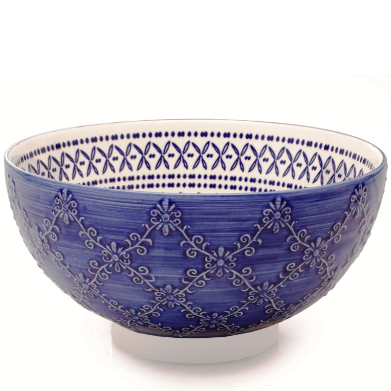 Bol de service TRELLIS Bleu - Bia - Bol - 440485 BL - La Guilde Culinaire