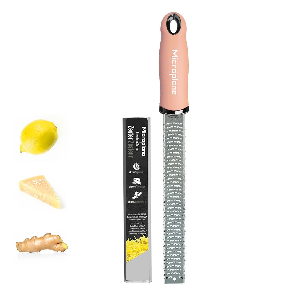 Zesteur-Râpe - Série Premium Classic (Bouton de Rose), Microplane    - Microplane - Râpe et zesteur -  - La Guilde Culinaire