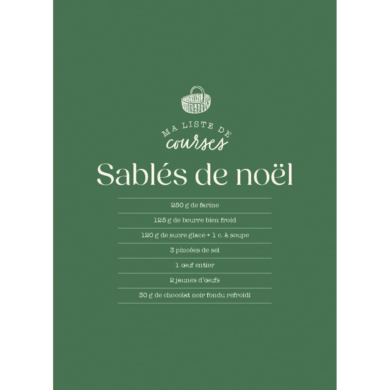 Mon petit carnet gourmand - Recettes de Noël - Marabout - Livre - - La Guilde Culinaire