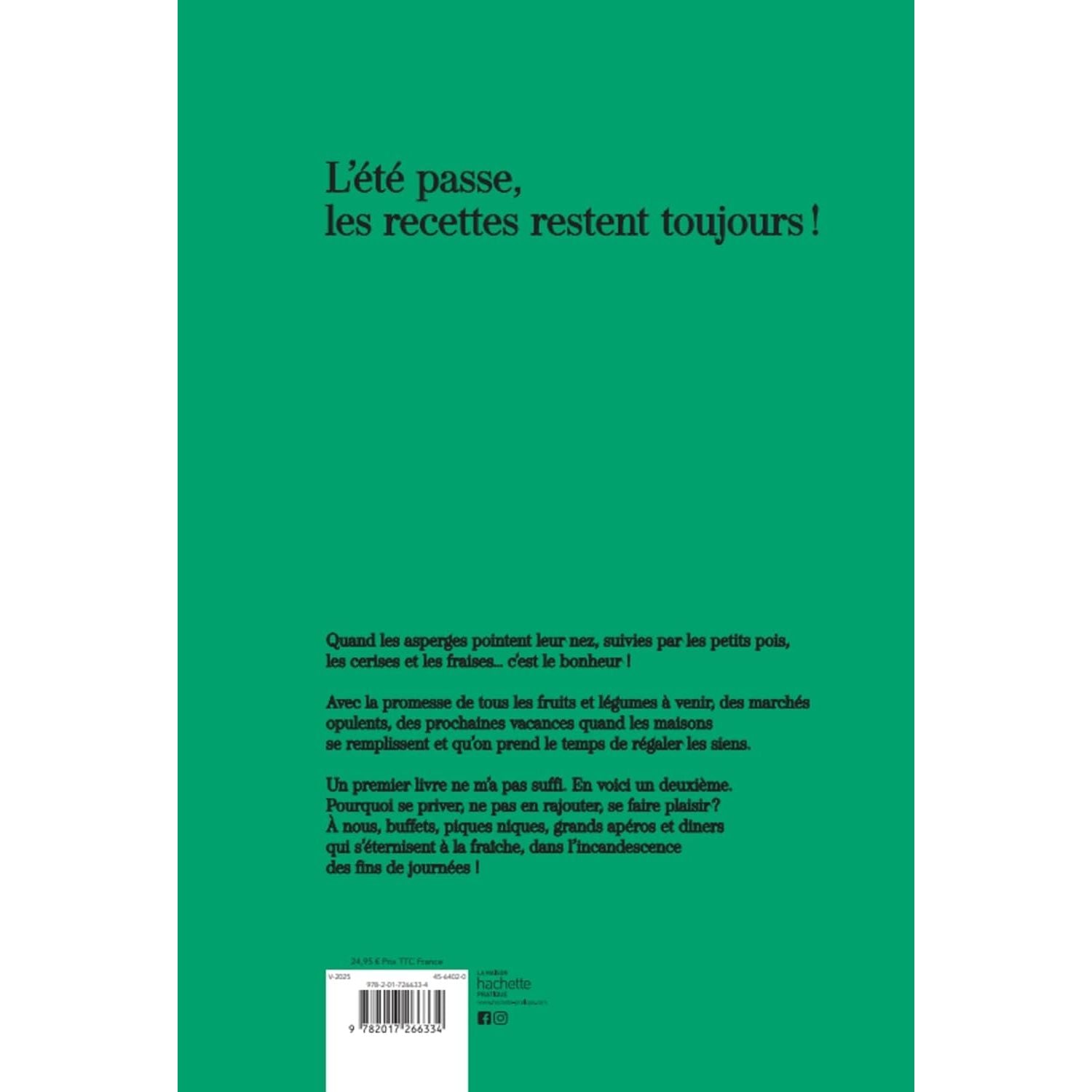 L'été passe, les recettes restent toujours - Hachette Ed. - Livre de cuisine - - La Guilde Culinaire