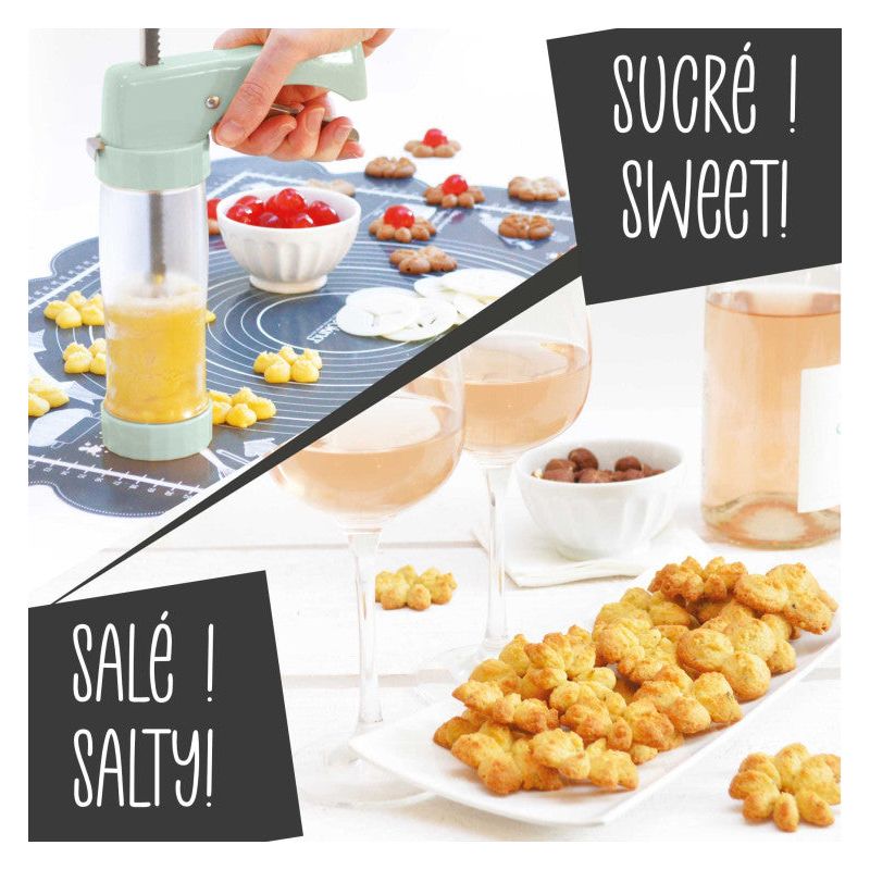 Presse à biscuits Need'it    - Scrapcooking - Douille et poche -  - La Guilde Culinaire