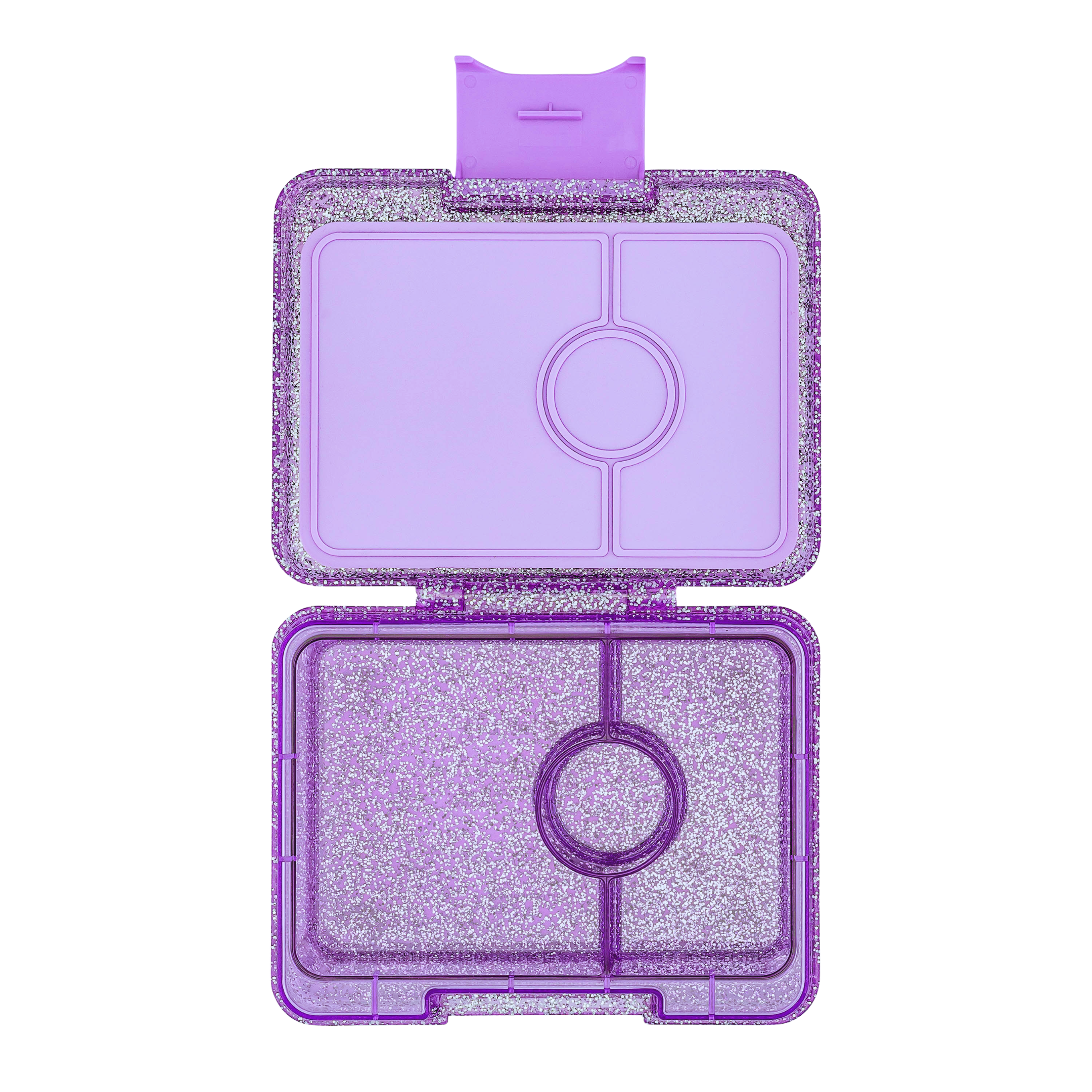Yumbox Snack - Boîte à Lunch Bento de Petite Taille Princesse pailletée violette - Yumbox - Boîte à repas - PPSN202510C - La Guilde Culinaire