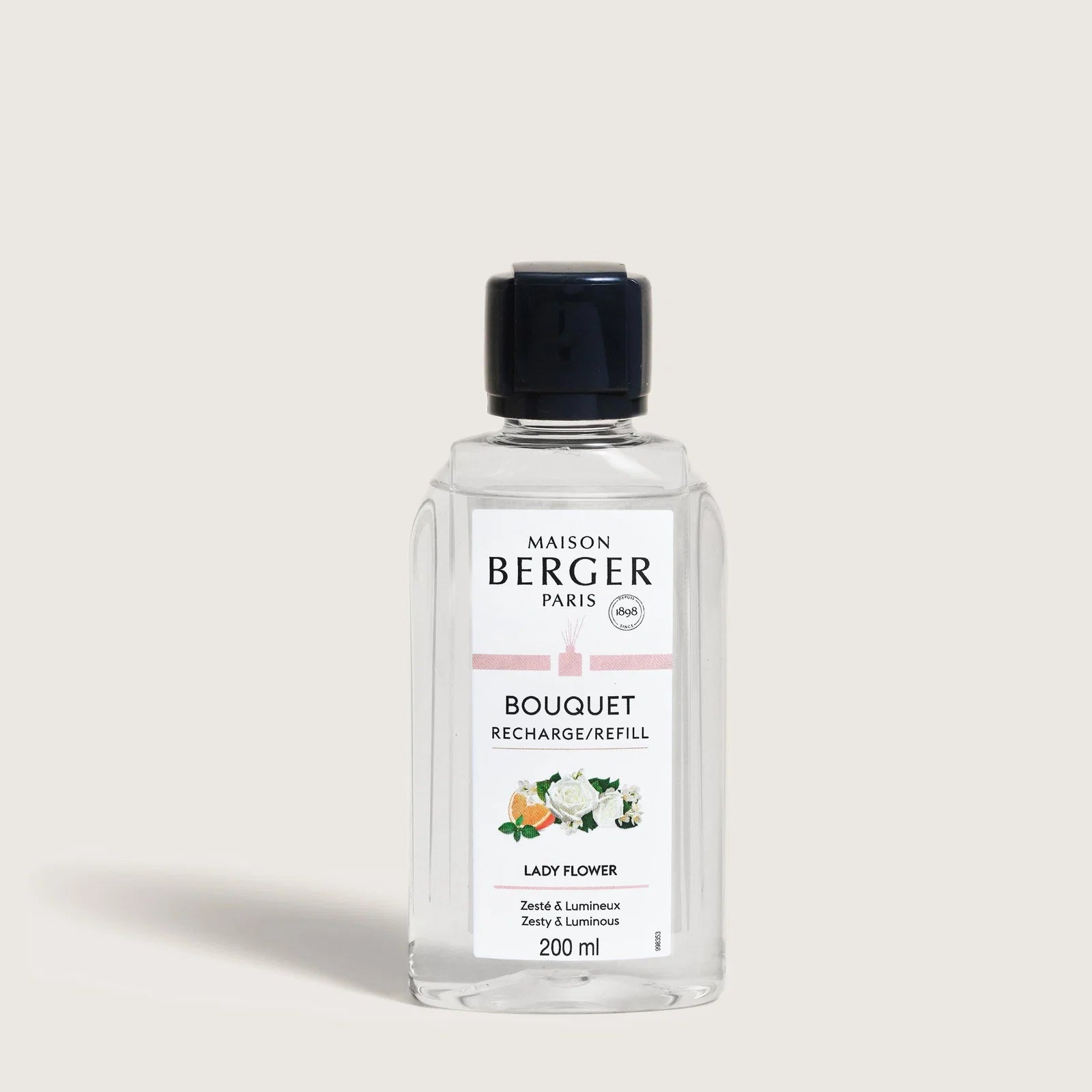 Recharge bouquet Lady Flower 200ml - 200ml (6.7oz) - Maison Berger Paris - Recharge pour bouquet - - La Guilde Culinaire