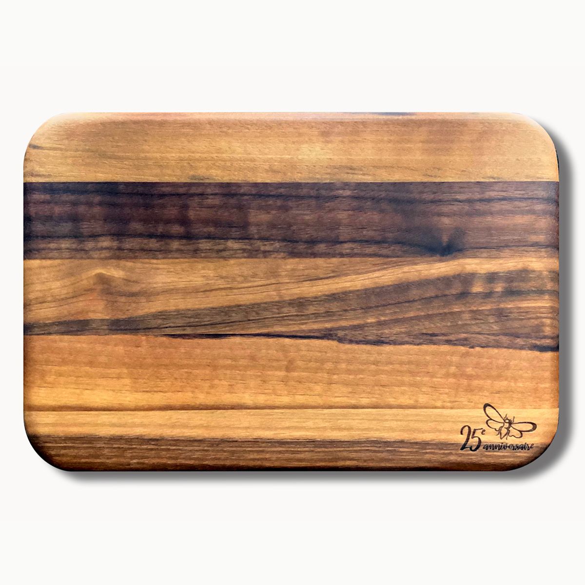 Planche Apéro - Édition 25e anniversaire Noyer - Le Temps des Cigales - Planche à découper - PL-APERO-N - La Guilde Culinaire