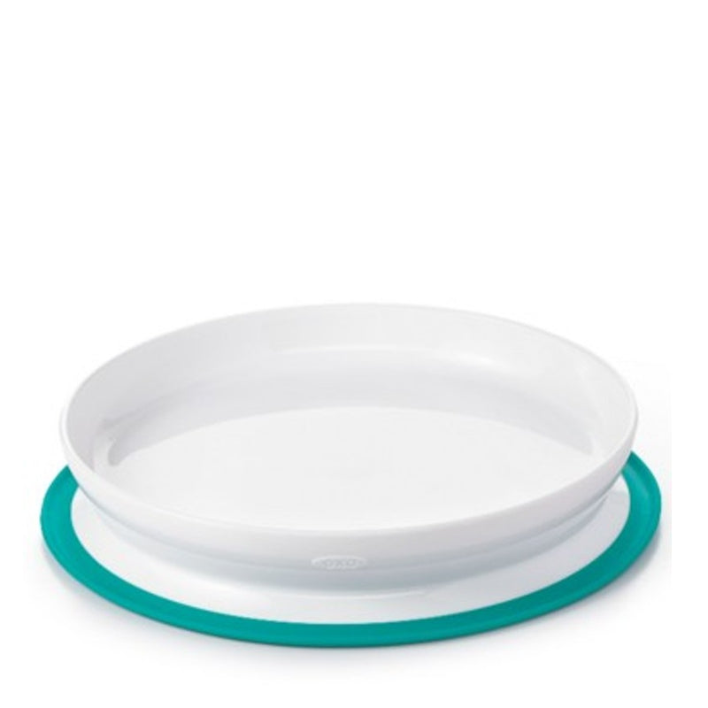 Assiette à ventouse - 6m+ Bleu sarcelle - OXO TOT - Assiette - 61120900T - La Guilde Culinaire
