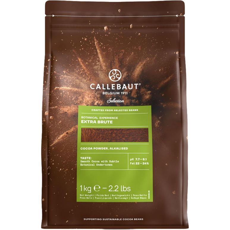 Poudre de cacao Extra Brute 1kg - 100% cacao - Callebaut - Poudre de cacao - - La Guilde Culinaire