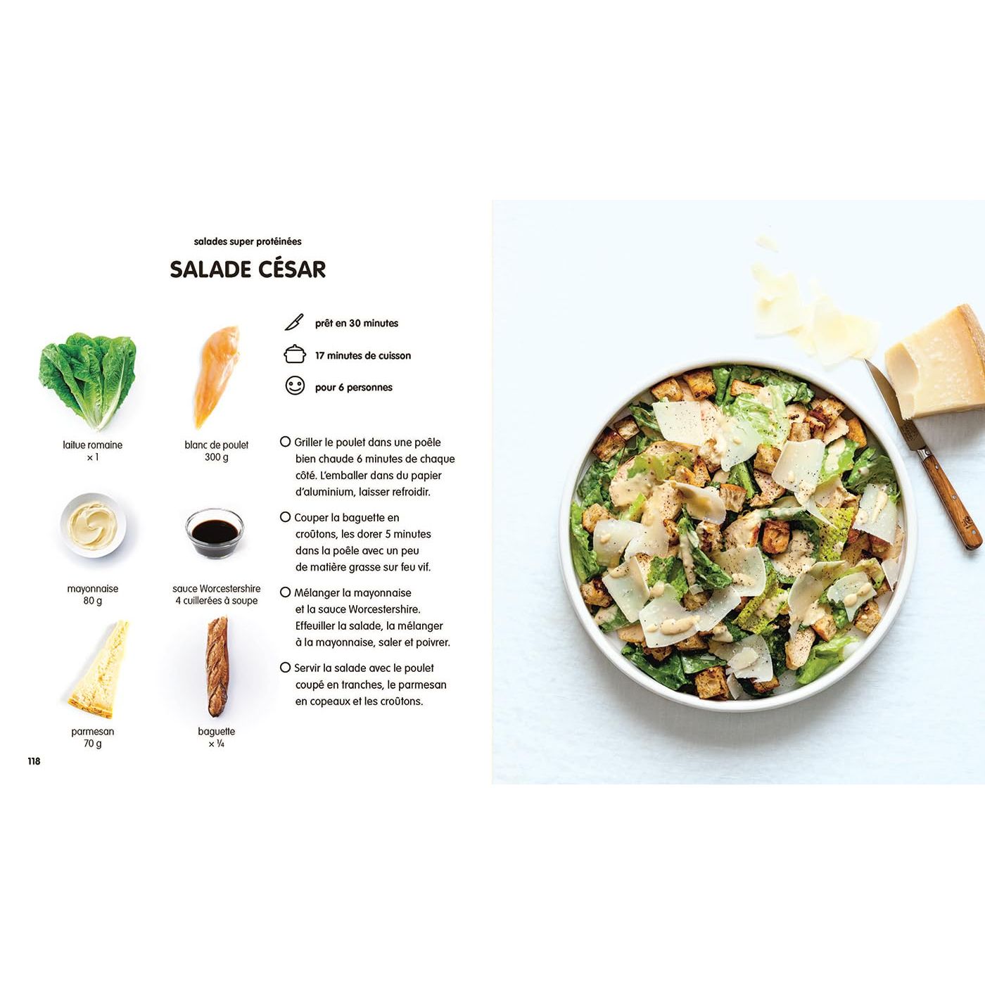 Salades complètes - Marabout - Livre de cuisine - - La Guilde Culinaire