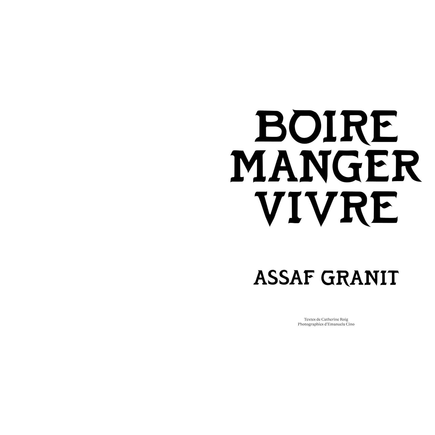Boire. Manger. Vivre. : 100 recettes venues d'Israël - Hachette Ed. - Livre de cuisine - - La Guilde Culinaire