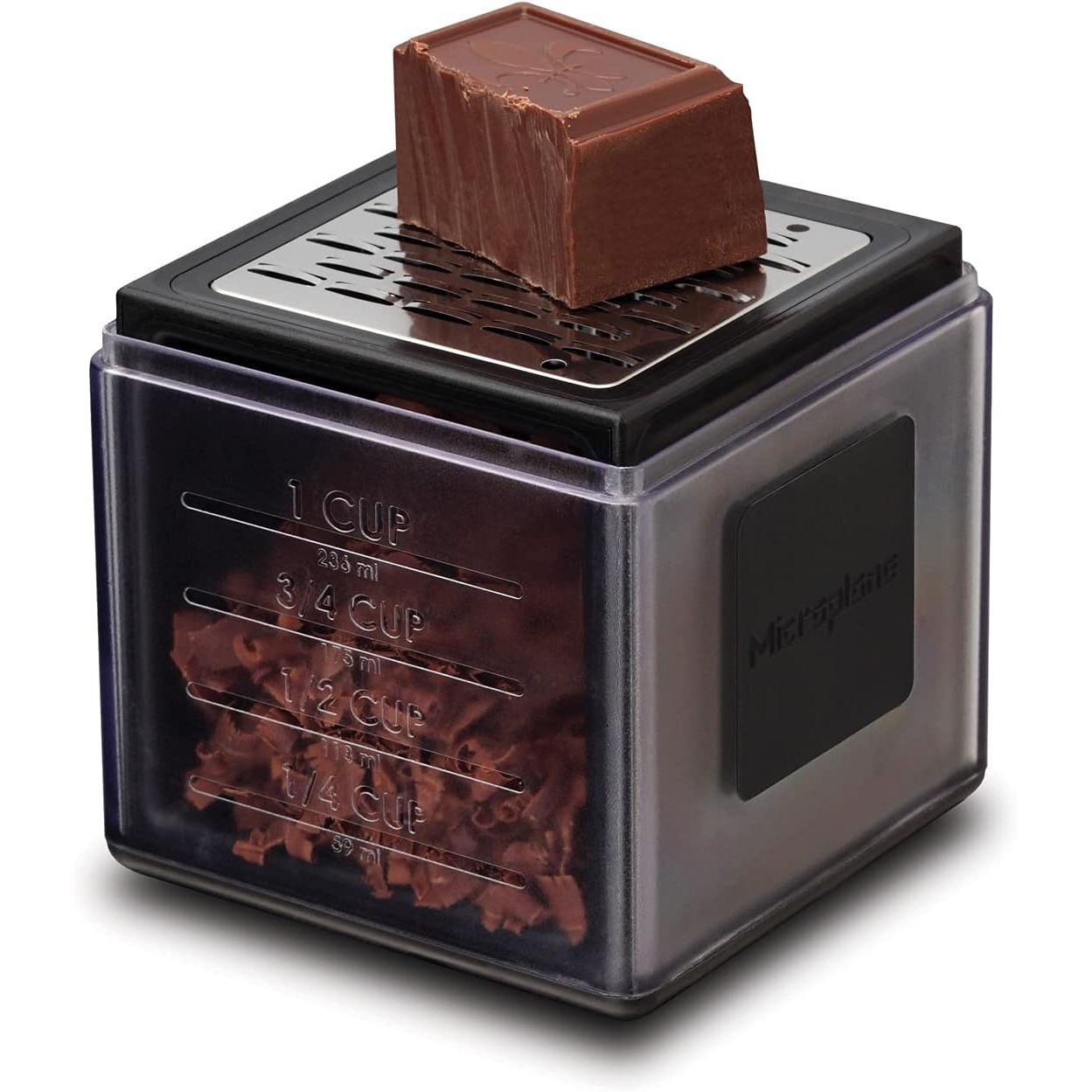 Cube Râpe 3 côtés, récupère, mesure et protège - Microplane - Râpe et zesteur - - La Guilde Culinaire
