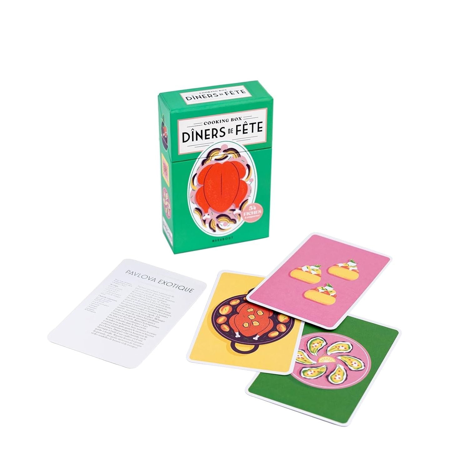 Cooking box - Dîners de fête - Marabout - Livre de cuisine - - La Guilde Culinaire