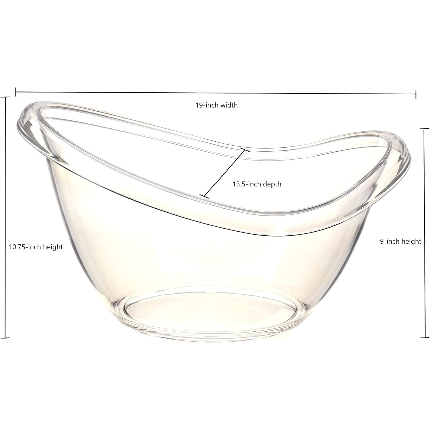 Seau en acrylique transparent Big Bath - Prodyne - Rafraîchisseur à vin - - La Guilde Culinaire