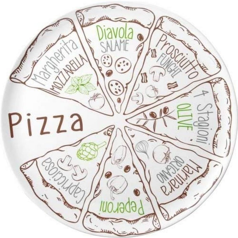 Assiette à Pizza Varietà 30,5 cm - Sara Cucina - Assiette - - La Guilde Culinaire