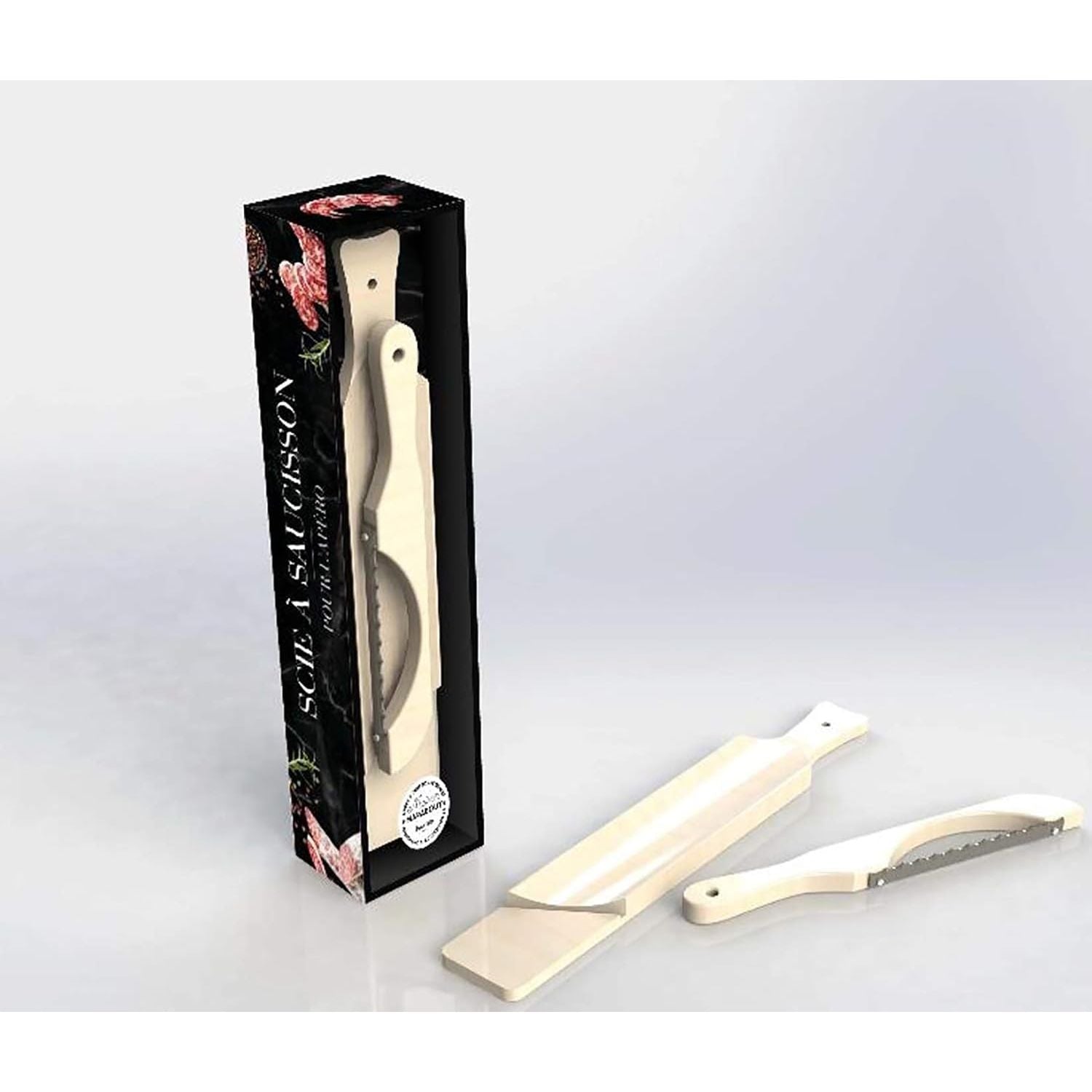 Coffret Scie à Saucisson - Marabout - Livre de cuisine - - La Guilde Culinaire