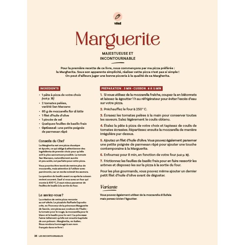 Pizza Gabriel - Albin Michel Ed. - Livre de cuisine - - La Guilde Culinaire
