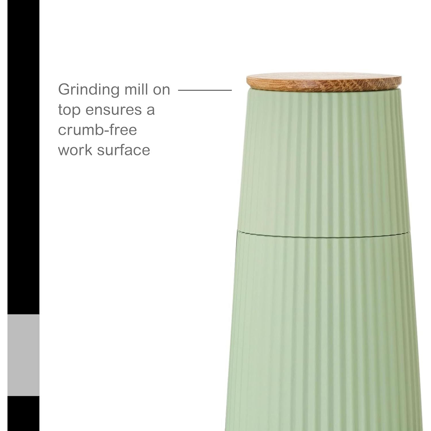 Ensemble de moulins à poivre et à sel, vert et vert clair - AdHoc - Moulin à grains - - La Guilde Culinaire