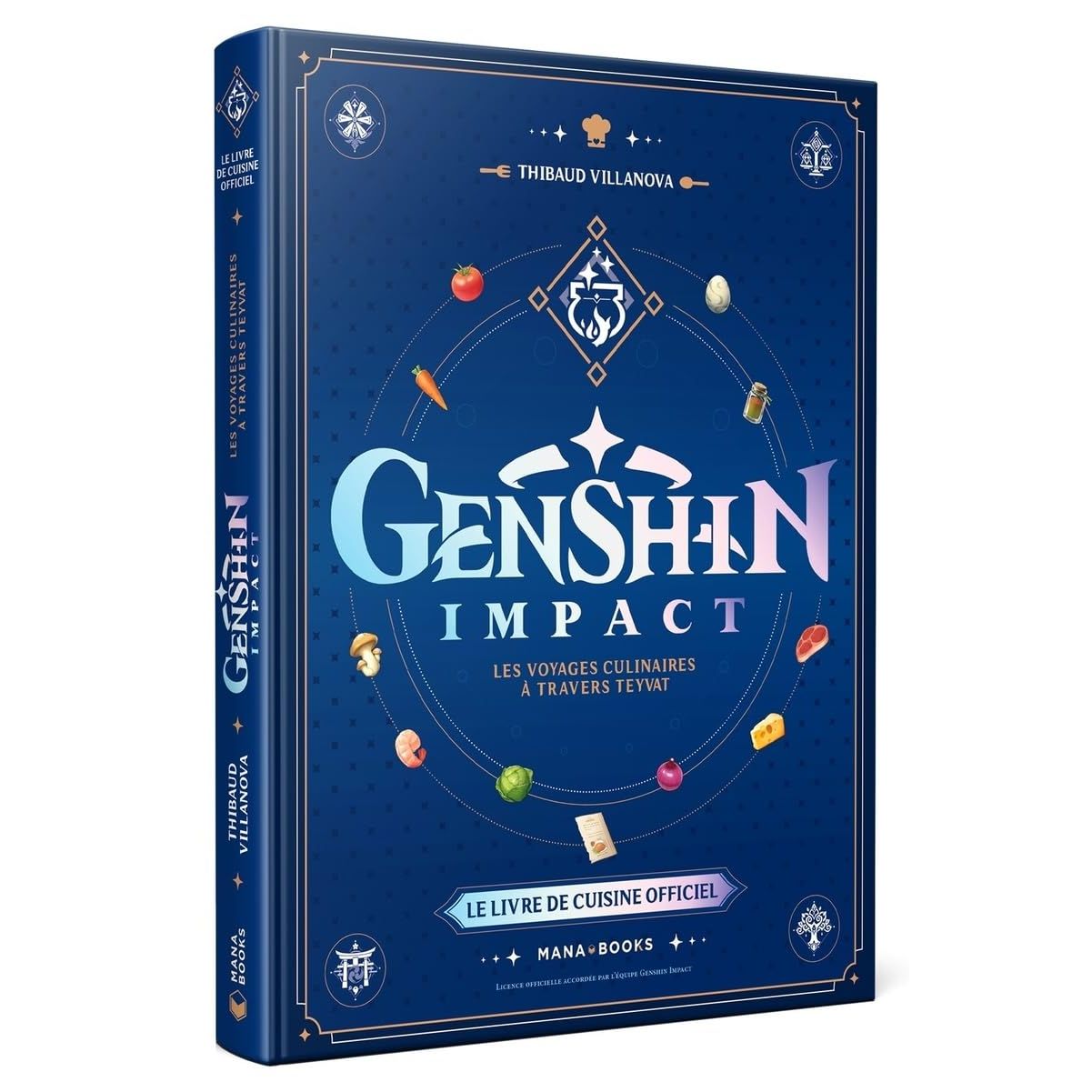 Genshin Impact : les voyages culinaires à travers Teyvat - Mana Books - Livre de cuisine - - La Guilde Culinaire