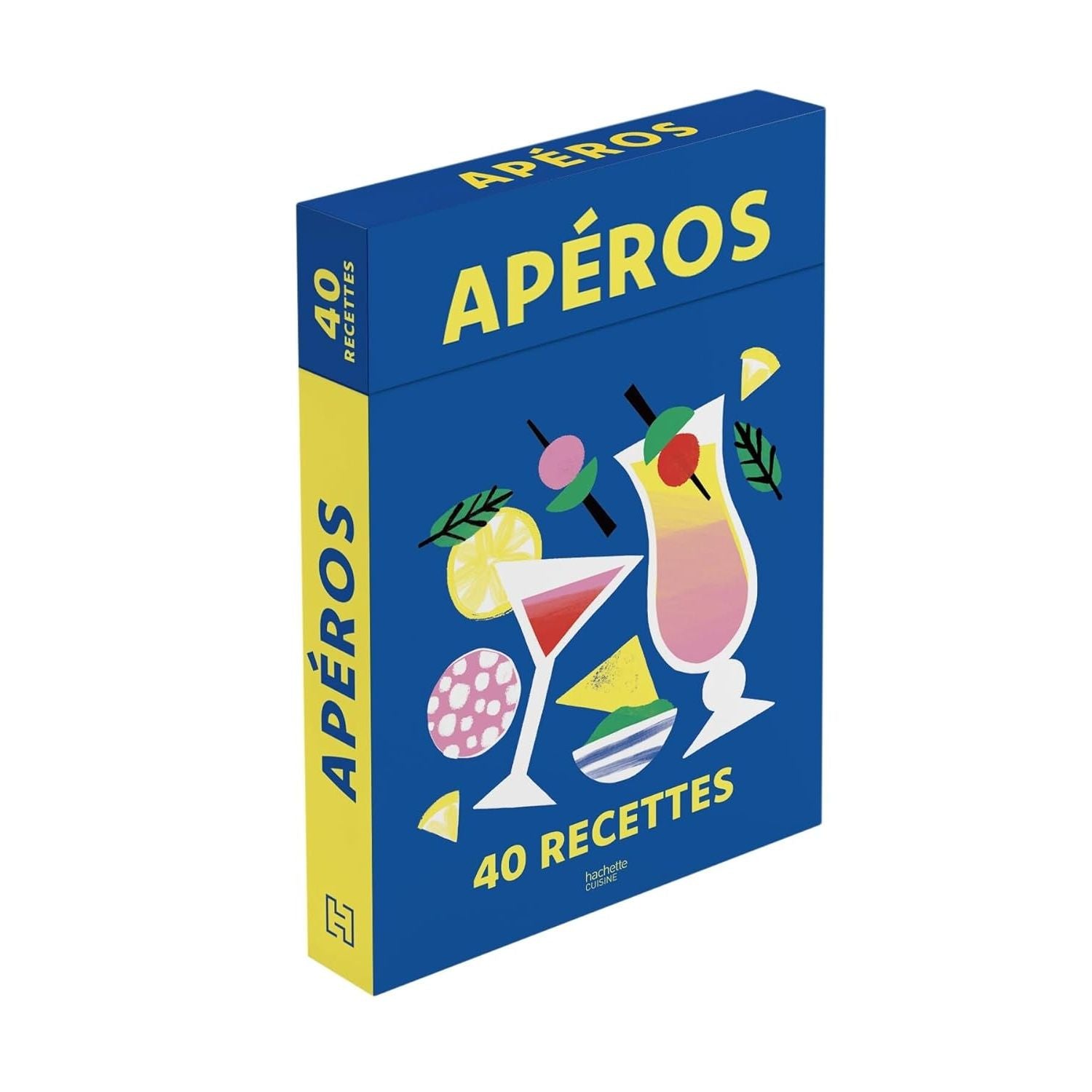 Coffret fiche - Apéros - Marabout - Livre de cuisine - - La Guilde Culinaire