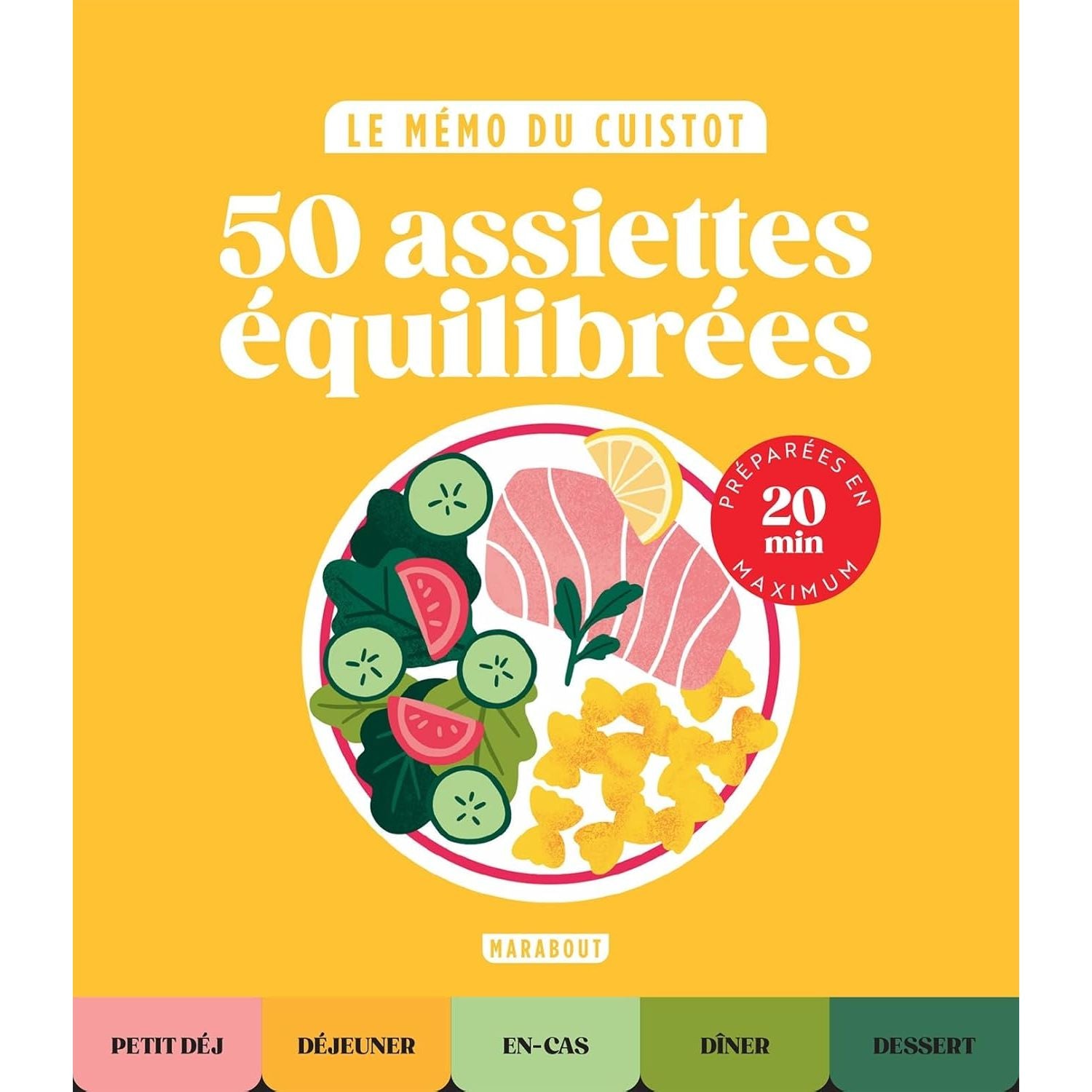 Le mémo du cuistot - Assiettes équilibrées - Marabout - Livre de cuisine - - La Guilde Culinaire