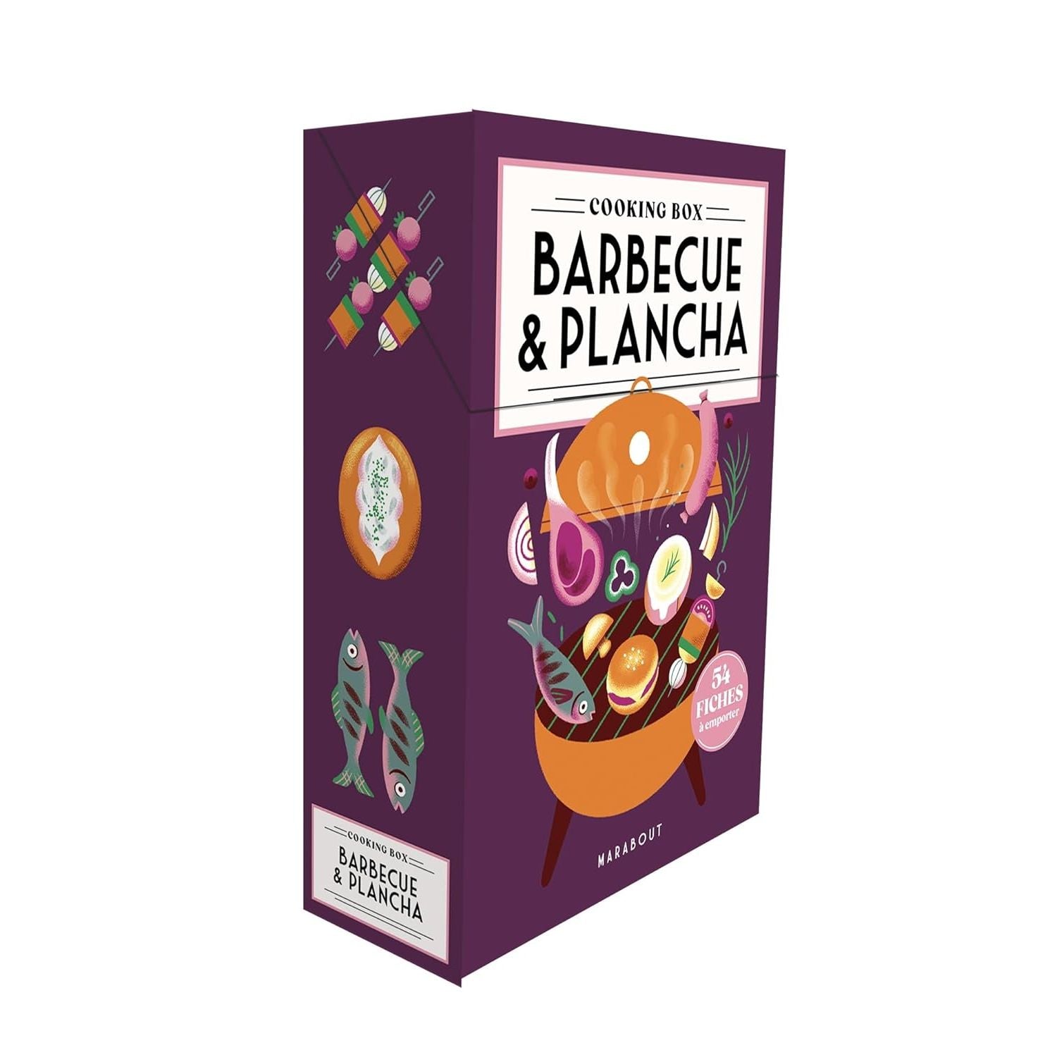Cooking Box - Barbecue et Plancha - Marabout - Livre de cuisine - - La Guilde Culinaire