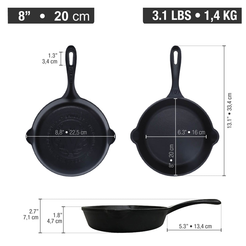 Poêle en fonte - Victoria - Poêle en fonte - - La Guilde Culinaire