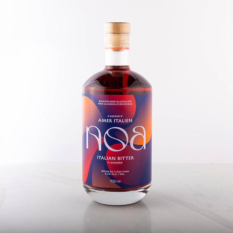 Amer italien sans alcool - 700ml    - Monsieur Cocktail - Spiritueux sans alcool -  - La Guilde Culinaire