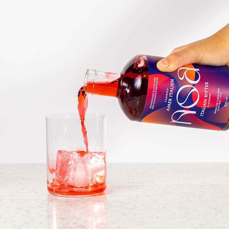 Amer italien sans alcool - 700ml    - Monsieur Cocktail - Spiritueux sans alcool -  - La Guilde Culinaire