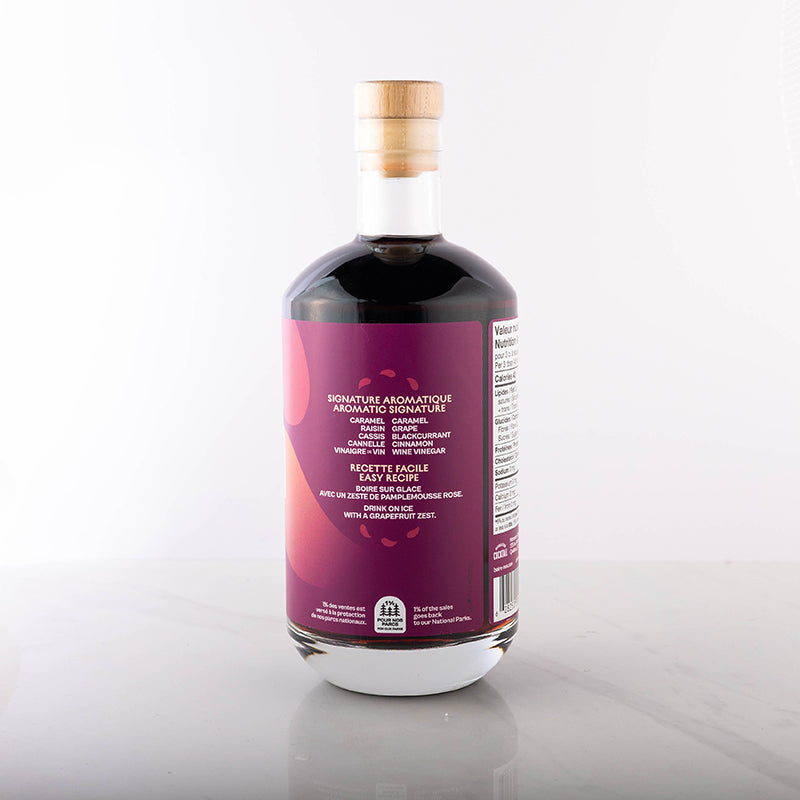 Vermouth rouge sans alcool - 700ml    - Monsieur Cocktail - Spiritueux sans alcool -  - La Guilde Culinaire