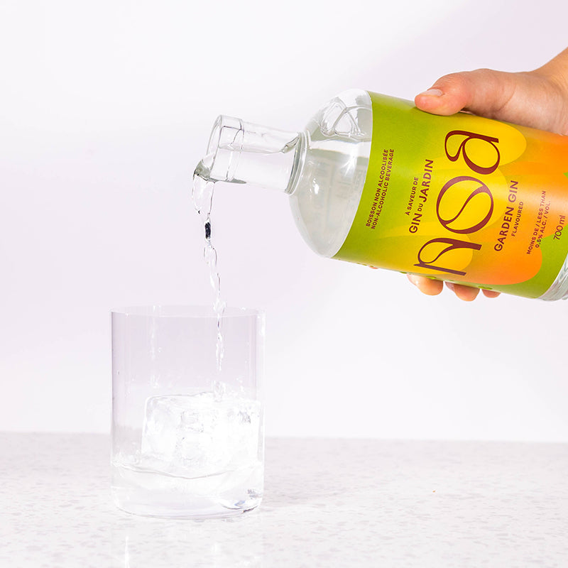 Gin du jardin sans Alcool - 700ml    - Monsieur Cocktail - Spiritueux sans alcool -  - La Guilde Culinaire