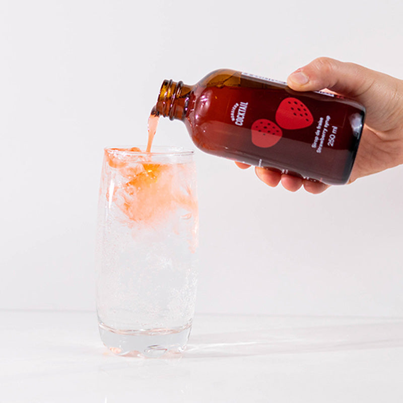 Sirop de fraise - 250ml    - Monsieur Cocktail - Sirop -  - La Guilde Culinaire