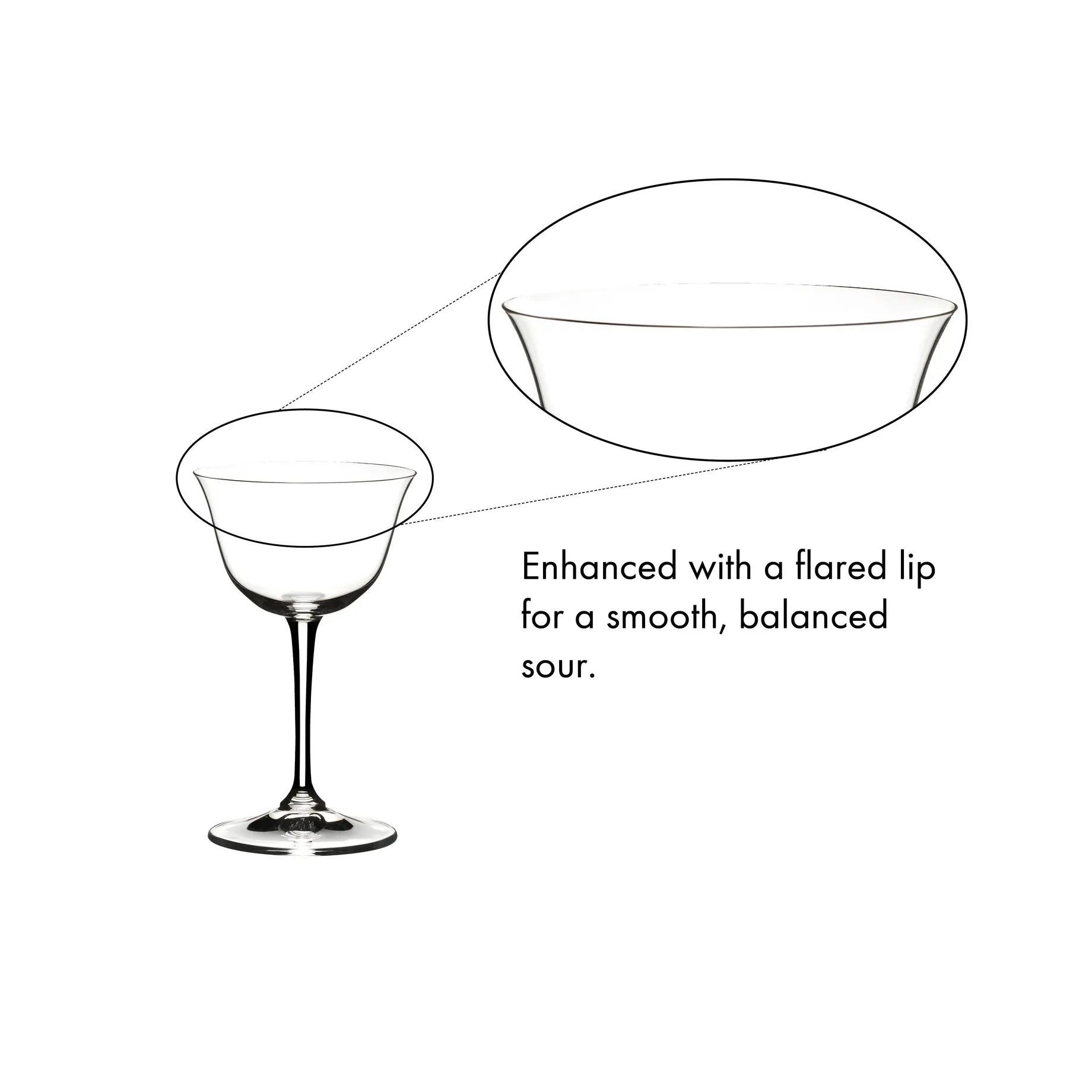 Verre Sour - Collection Bar (Boîte de 2) - Riedel - Verre à cocktail - - La Guilde Culinaire