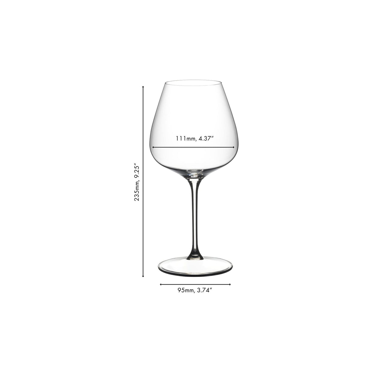 Ensemble de 2 verres Riedel à vin rouge pinot noir/nebbiolo/aperitivo - Grape    - Riedel - Verre à vin -  - La Guilde Culinaire