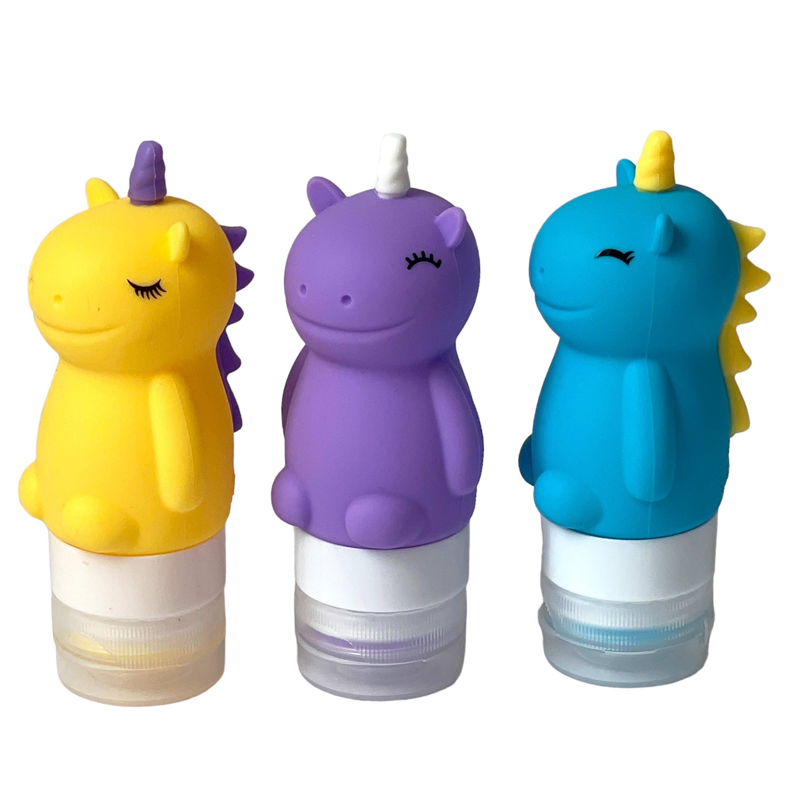 Flacons presse en silicone licorne – Accessoire déjeuner pour enfants - Yumbox - Bouteille à condiment - - La Guilde Culinaire